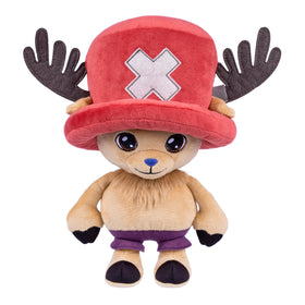 One Piece Chopper large plush, 12-inch cuddly design for snuggling and display.