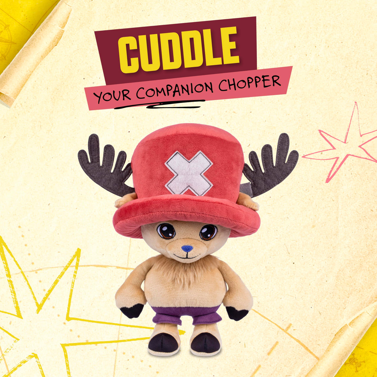Gift-ready One Piece plush makes a fantastic fan gift for celebrations.