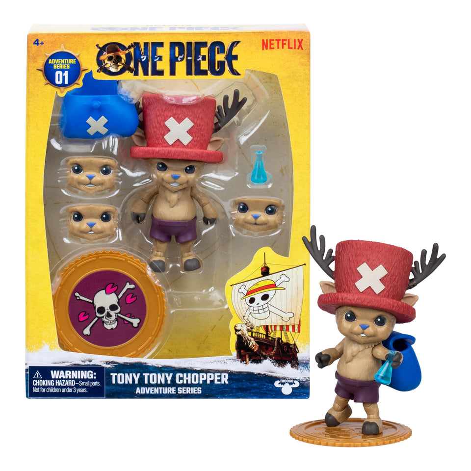 One Piece Tony Tony Chopper figure front view for display on shelves