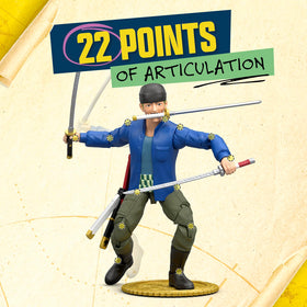 One Piece Zoro sword holder display stand for stable showcase.