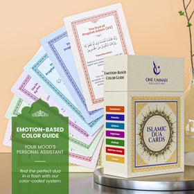 One Ummah Dua Cards crafted from durable materials for everyday family use
