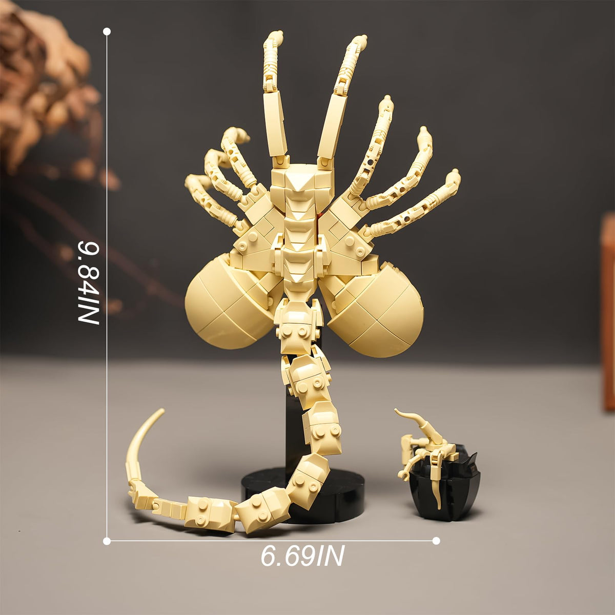 Onederbkk ABS material Facehugger with smooth edges ensures safer hands-on play.