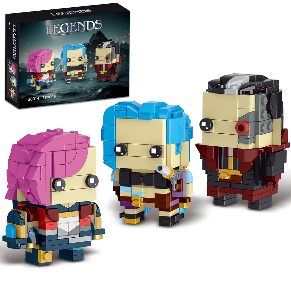 Onederbkk cyberpunk trio assembled on desk to enhance gaming room aesthetics.