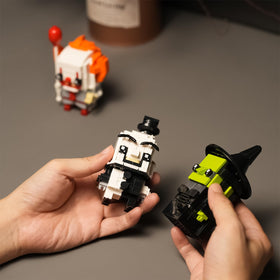 Onederbkk horror trio building-instructions bags support guided assembly