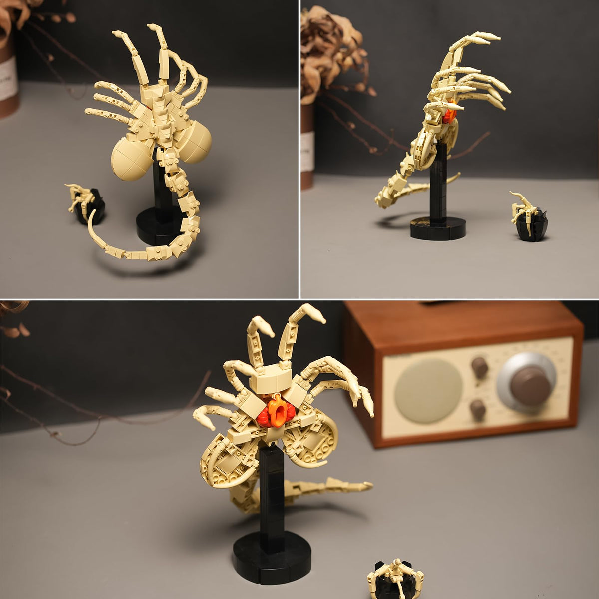 Onederbkk Xenomorph Facehugger assembly guide provides clear steps for easy building.