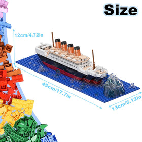 OneNext Titanic model brick pieces packaging indicating complete set
