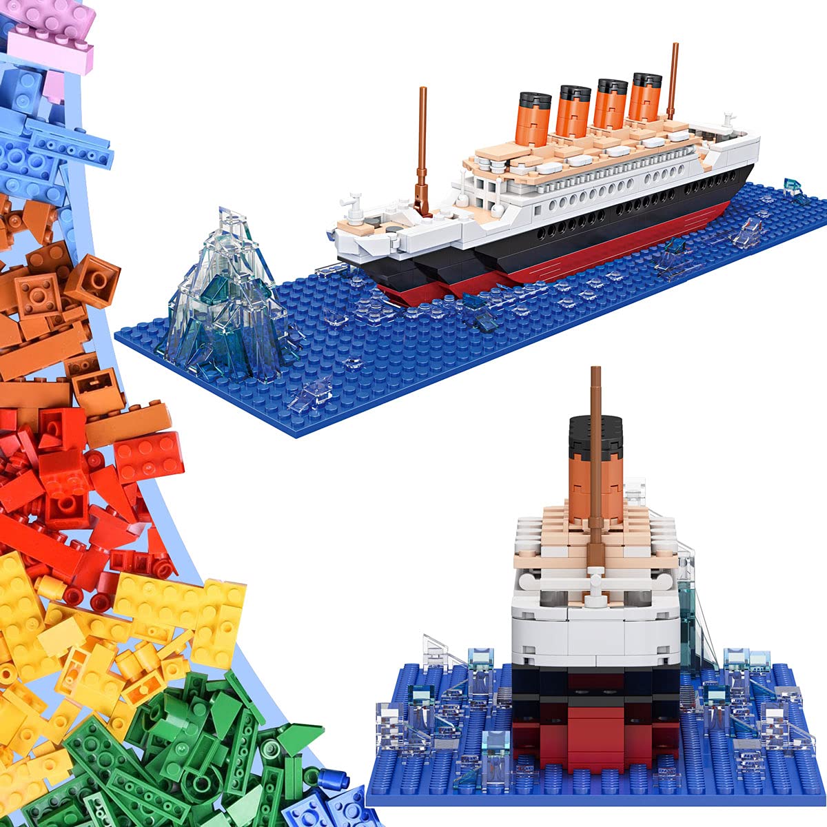 OneNext Titanic model detailed deck highlighting authentic features for learning