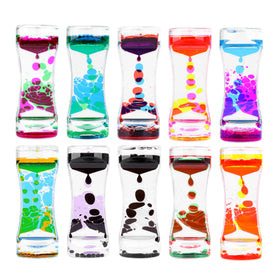 Oneshow Liquid Motion Bubbler 10-pack: colorful timers that calm with soothing droplets