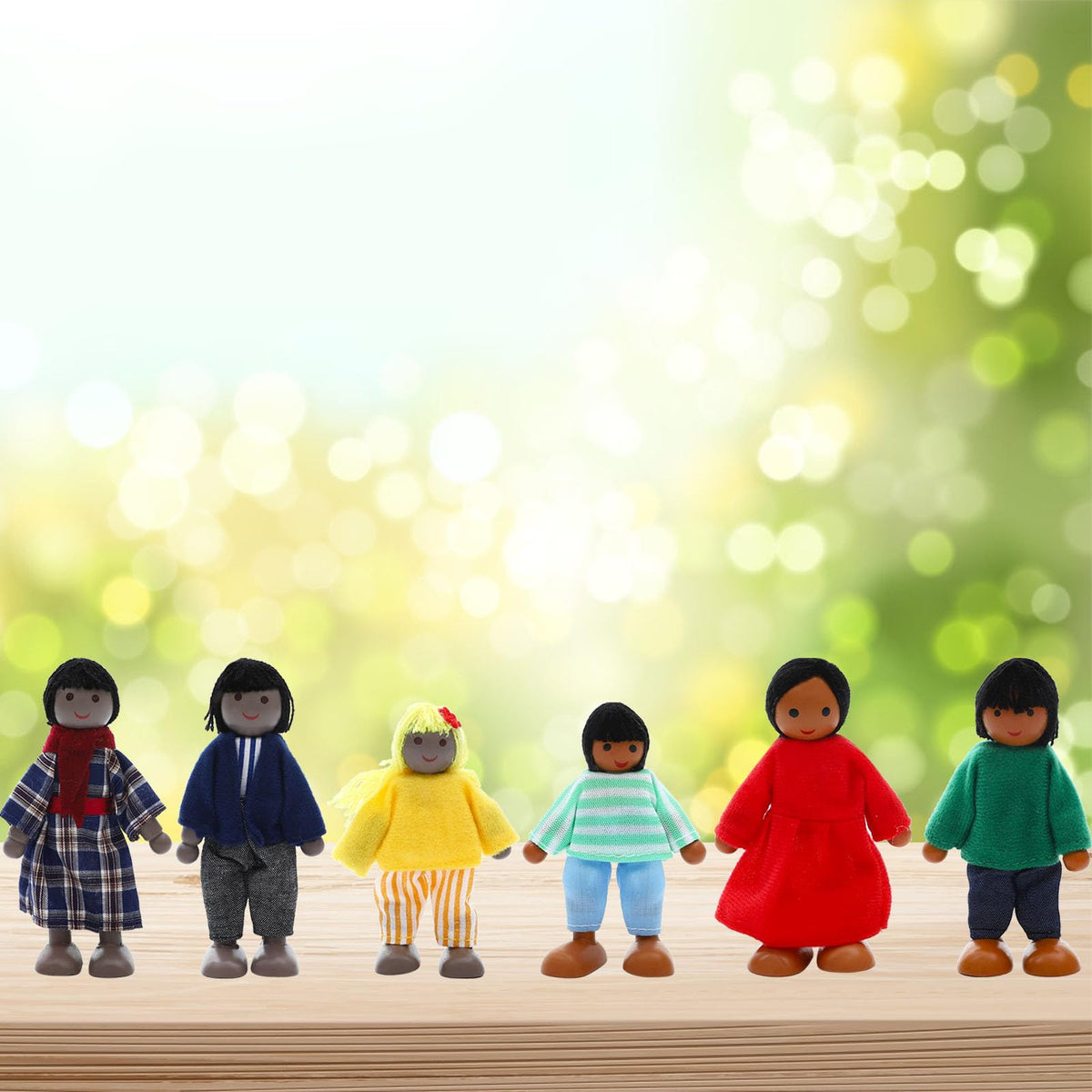 ONEST baby doll figure to complete the family scene in nurturing play.