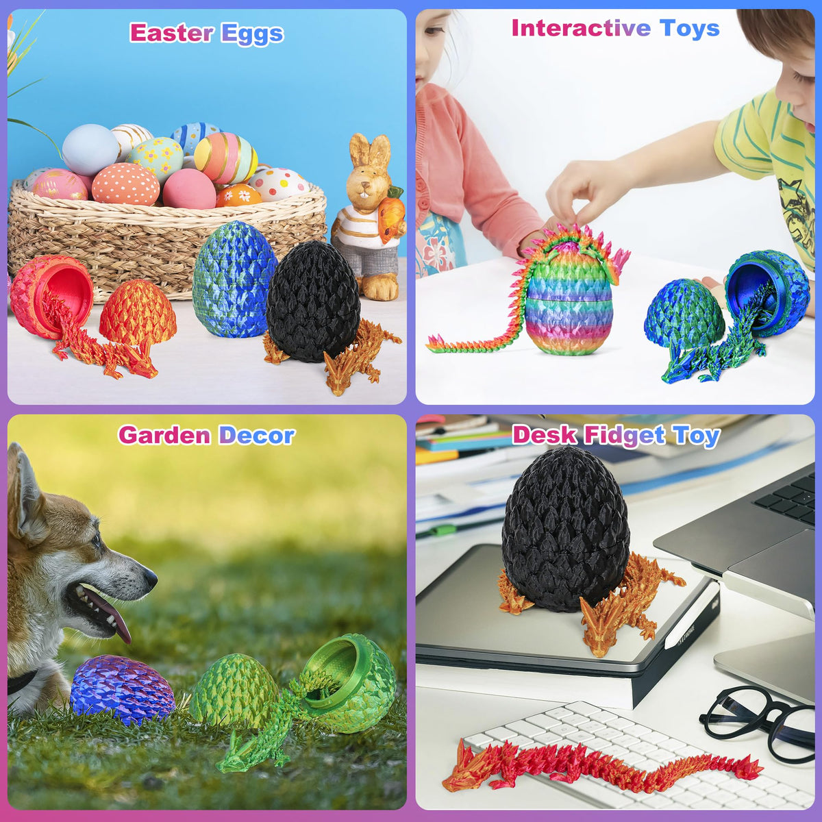 ONEVIVE Dragon Egg doubles as desk decor and sensory fidget toy.