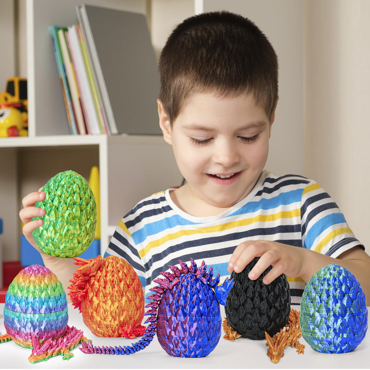 ONEVIVE Dragon Egg exterior features intricate patterns for decorative display.