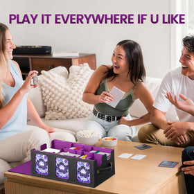 Oneyus dice tray keeps dice and counters secure during play.