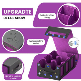 Oneyus top loaders included for displayed cards and easy viewing.