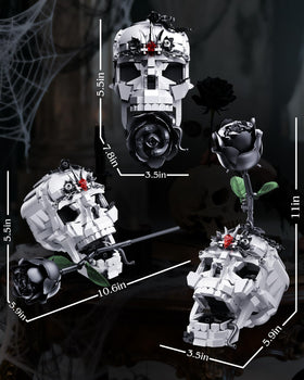 ONIMISC 698-piece build process highlights moderate difficulty for adults and gothic fans
