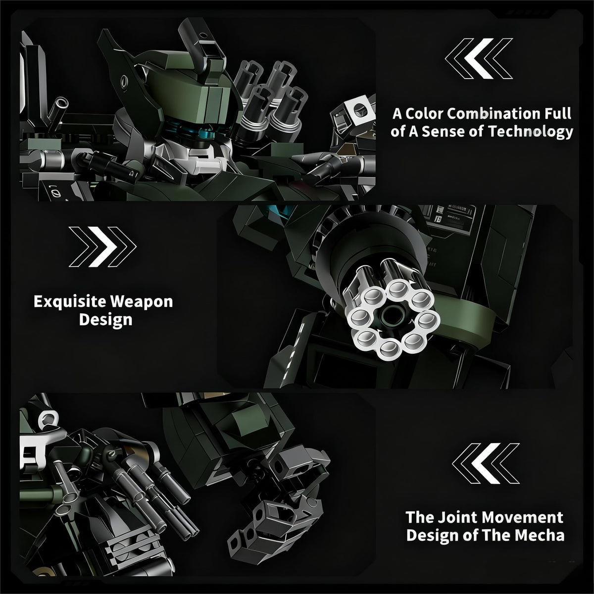 ONIMISC Mecha robot in pose demonstrates versatile play and storytelling