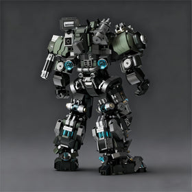 ONIMISC Mecha Warrior blocks manual reveals step-by-step assembly guidance