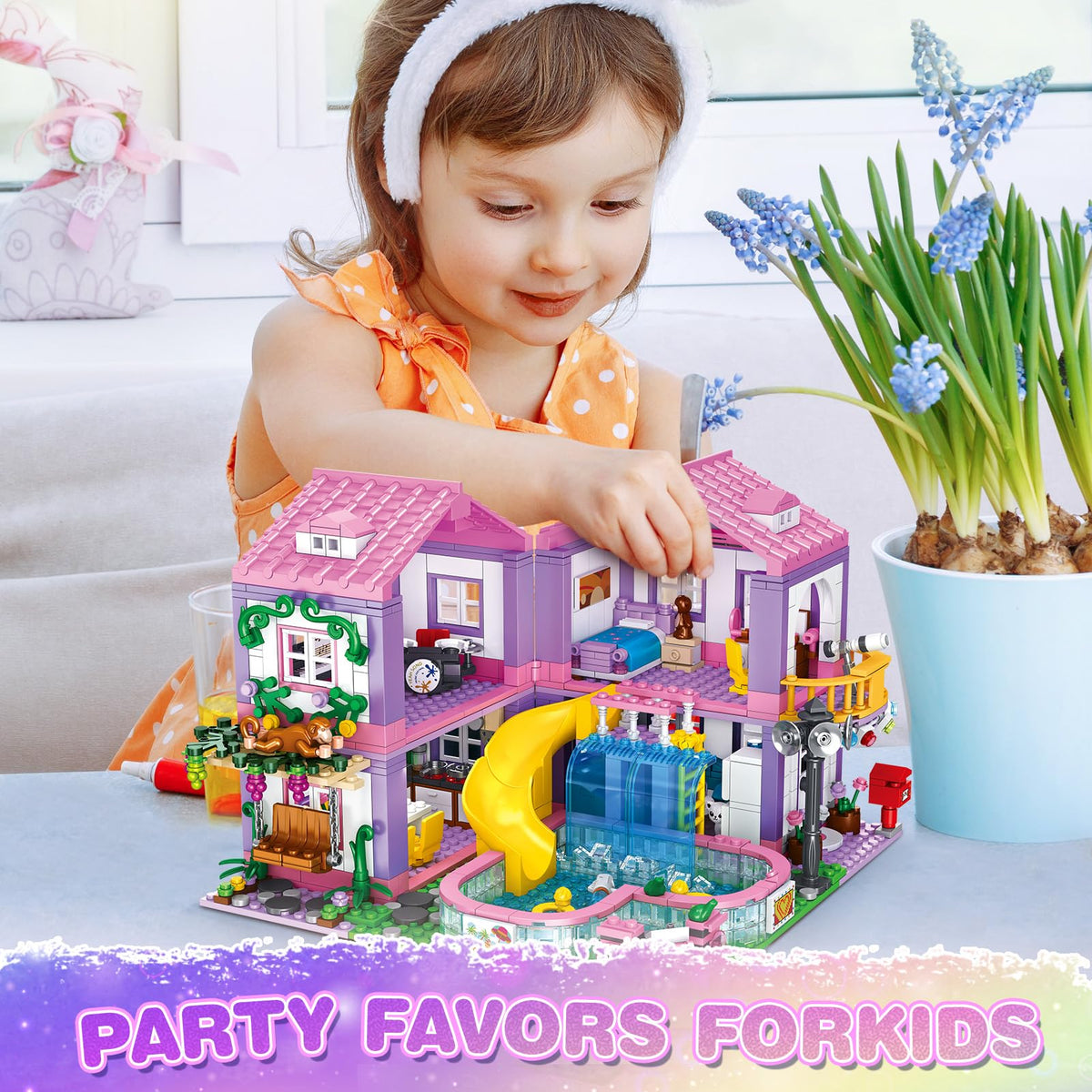 ONIMISC kitchen and dining area supports pretend meals and family moments.