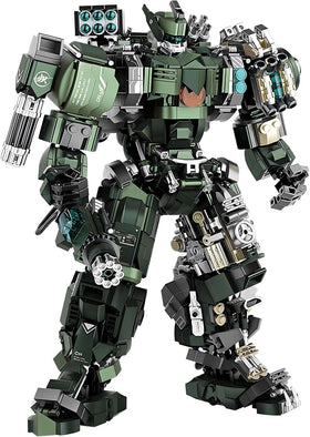 ONIMISC Weapon Mech Build Set hero image showing modular blocks for imaginative battles
