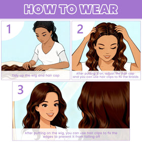 Onlookers breathable wig cap ensures comfortable wear during events.