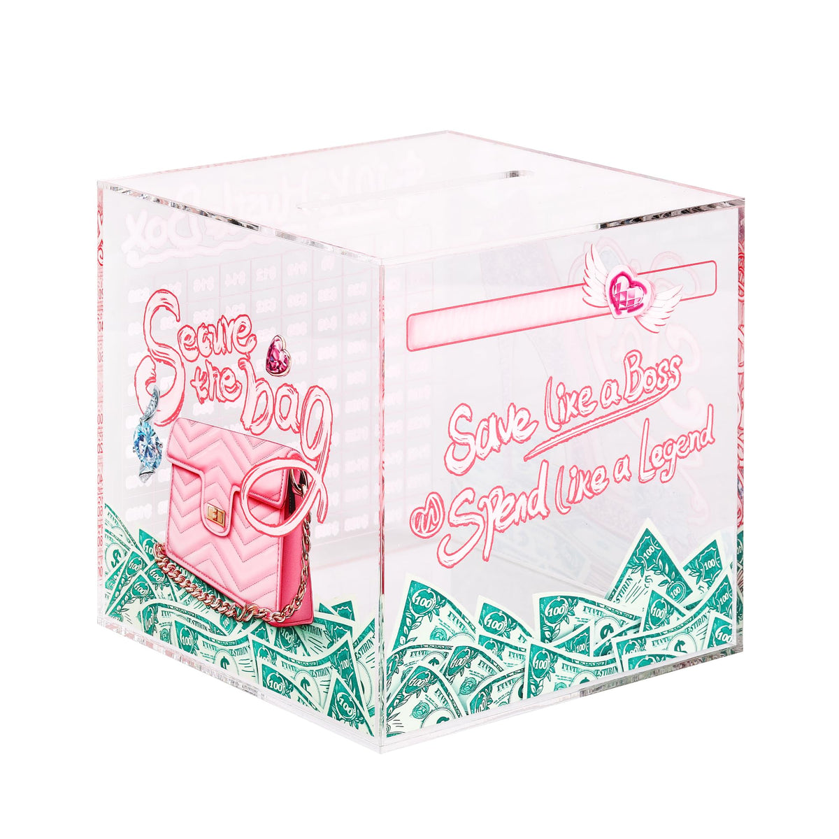 Onnex 10K Smash Box secure lock and key for saved funds