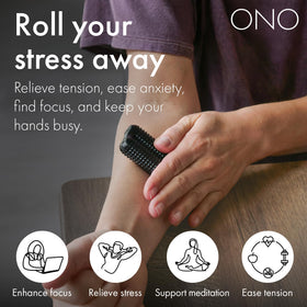 Aircraft-grade aluminum ONO Roller offers durable, smooth texture and lasting use.