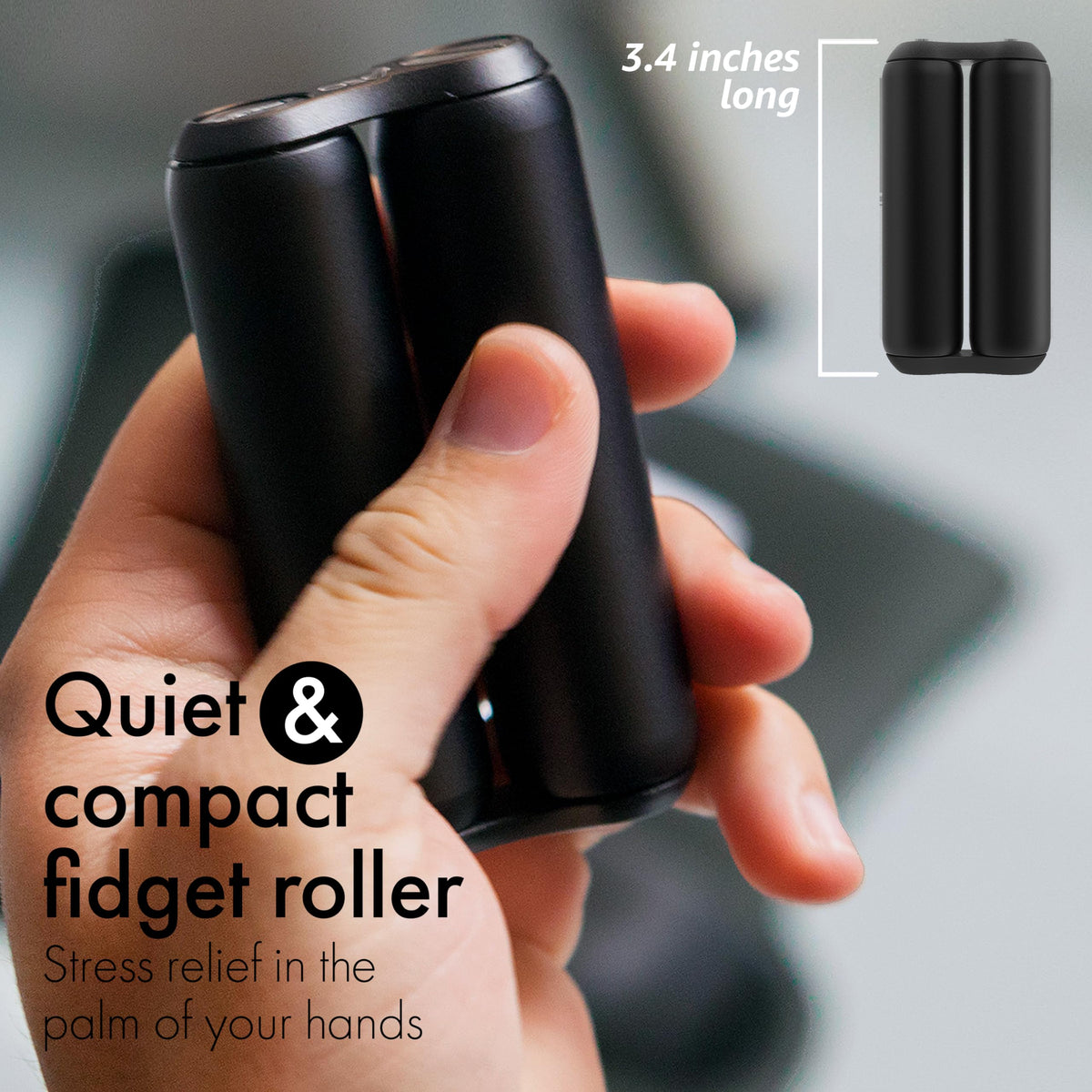 ONO Roller aluminum body provides durable, premium feel for daily desk use.