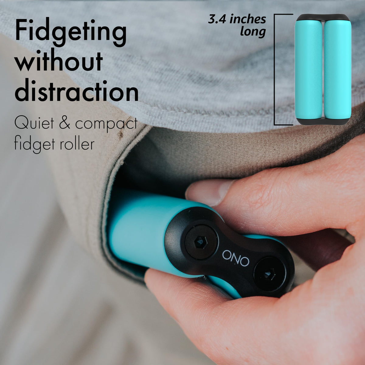 ONO Roller compact design with aircraft-grade aluminum for quick use