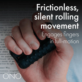 ONO Roller frictionless, noiseless roll supports discreet stress relief.
