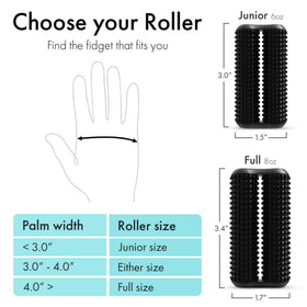 The ONO Roller held in hand shows precise rolling for focus during work.