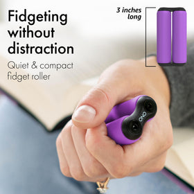 ONO Roller Jr in hand-use demonstrates quiet focus during study or work.