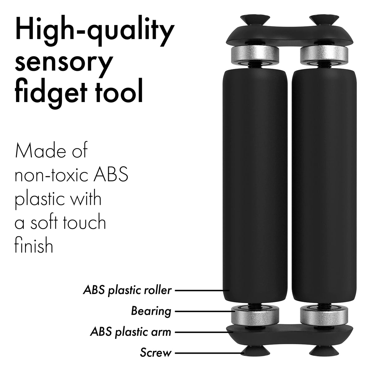 ONO Roller Jr matte soft-touch surface resists chipping while feeling premium.