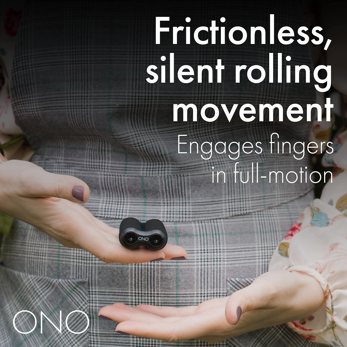ONO Roller Jr rotating rollers provide tactile feedback and calm during breaks.