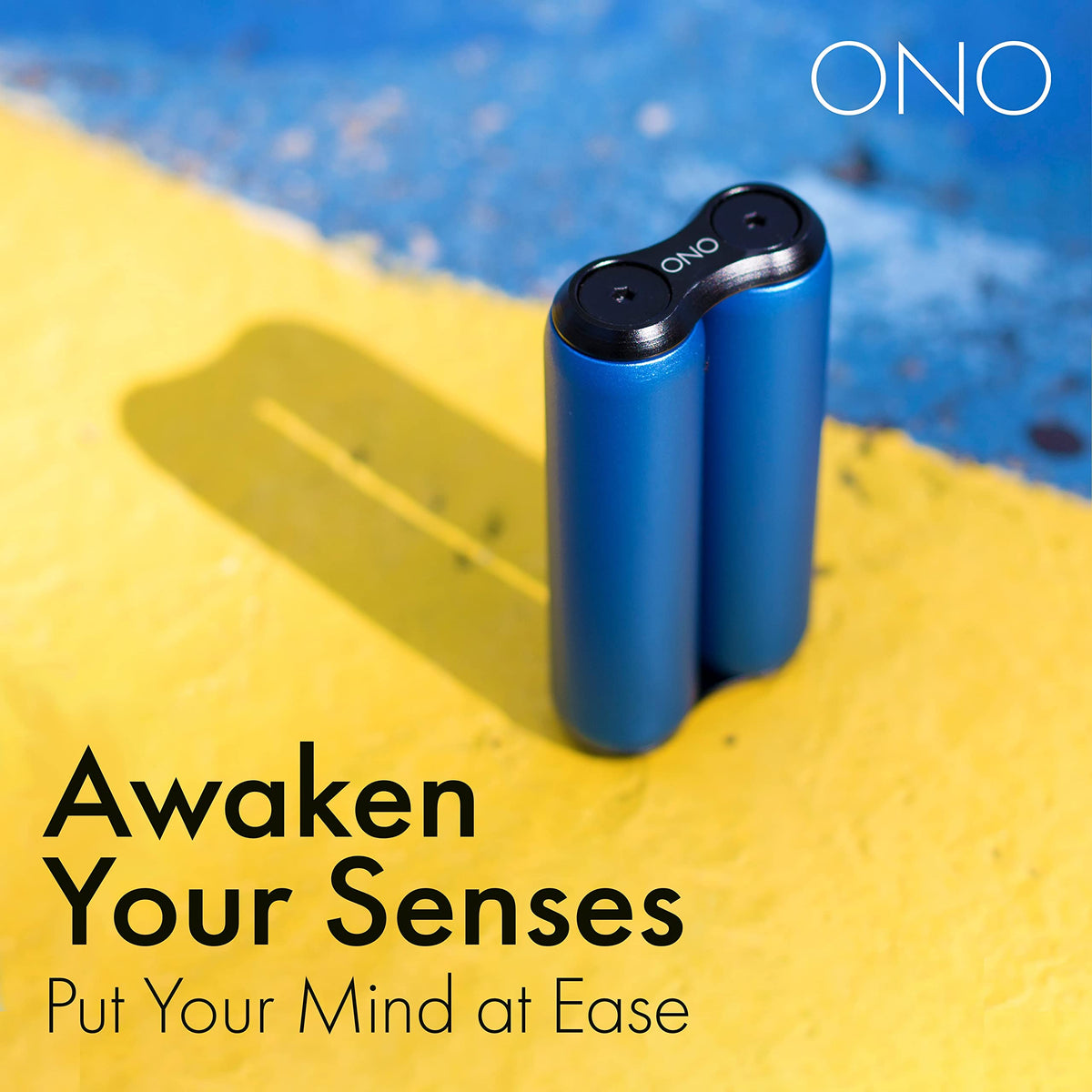 ONO Roller Sapphire portable design fits in bag for on-the-go calm