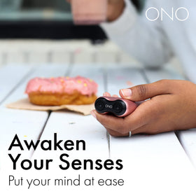 Glossy rose gold surface reflects light, adding premium feel to ONO Roller.