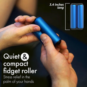 ONO Roller Sapphire closeup aluminum, showing smooth rotation for focused tasks