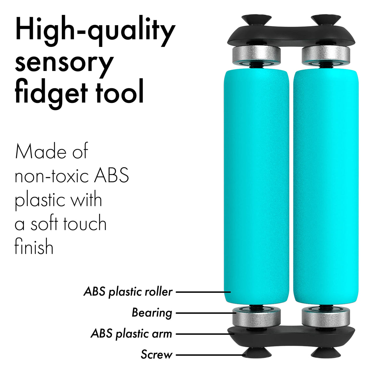 ONO Roller Jr durable ABS construction withstands frequent fidgeting and daily use