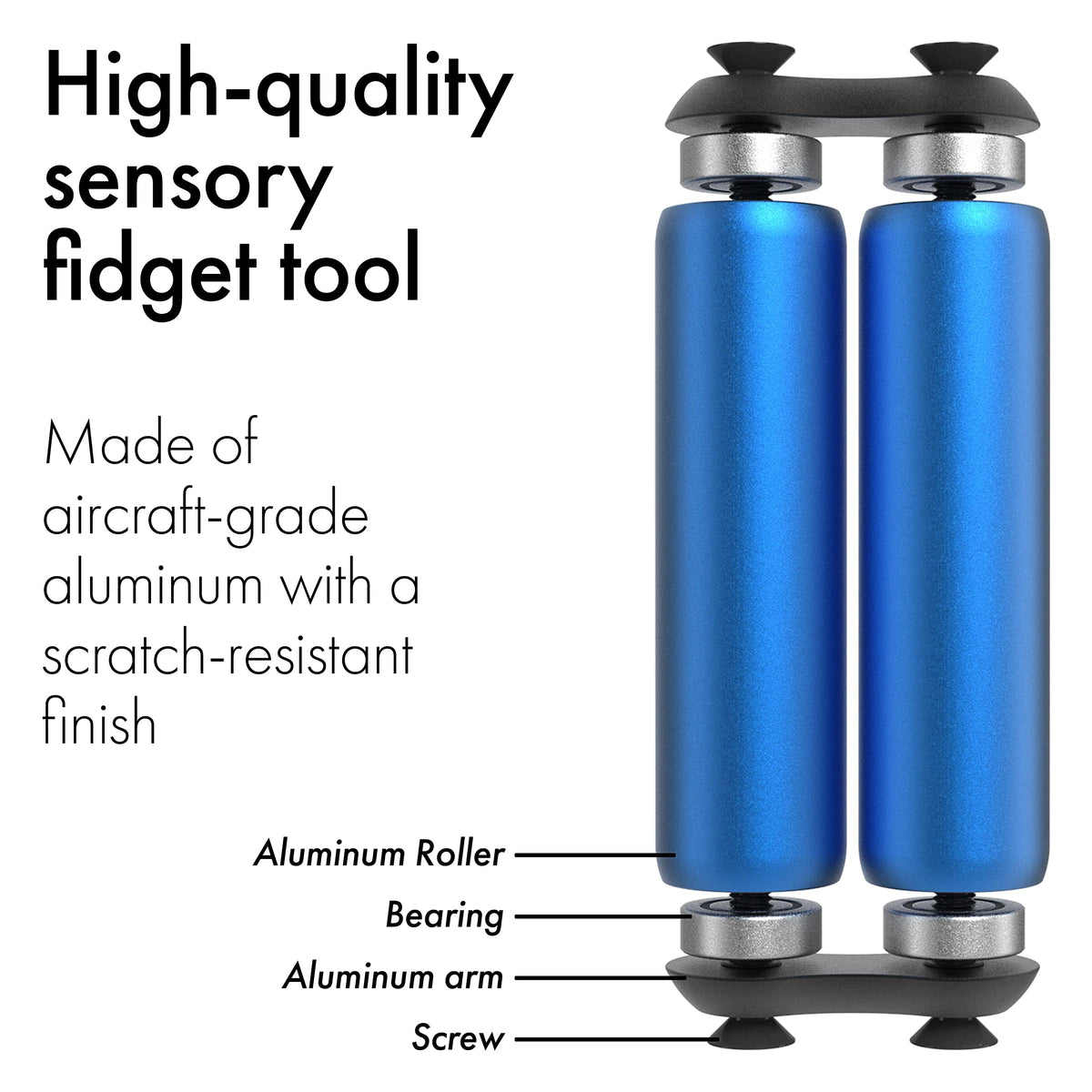 ONO Roller Sapphire travel-friendly size makes stress relief easy anywhere