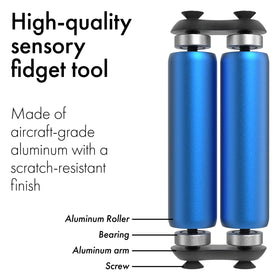 ONO Roller Sapphire travel-friendly size makes stress relief easy anywhere