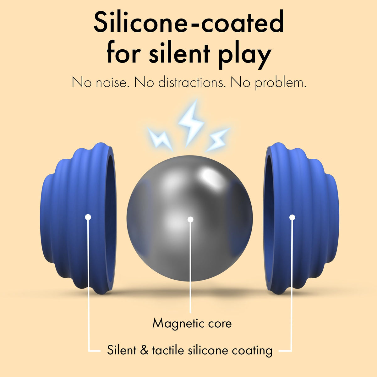 ONO Signets ferrite magnets inside provide satisfying magnet interactions for mindful breaks