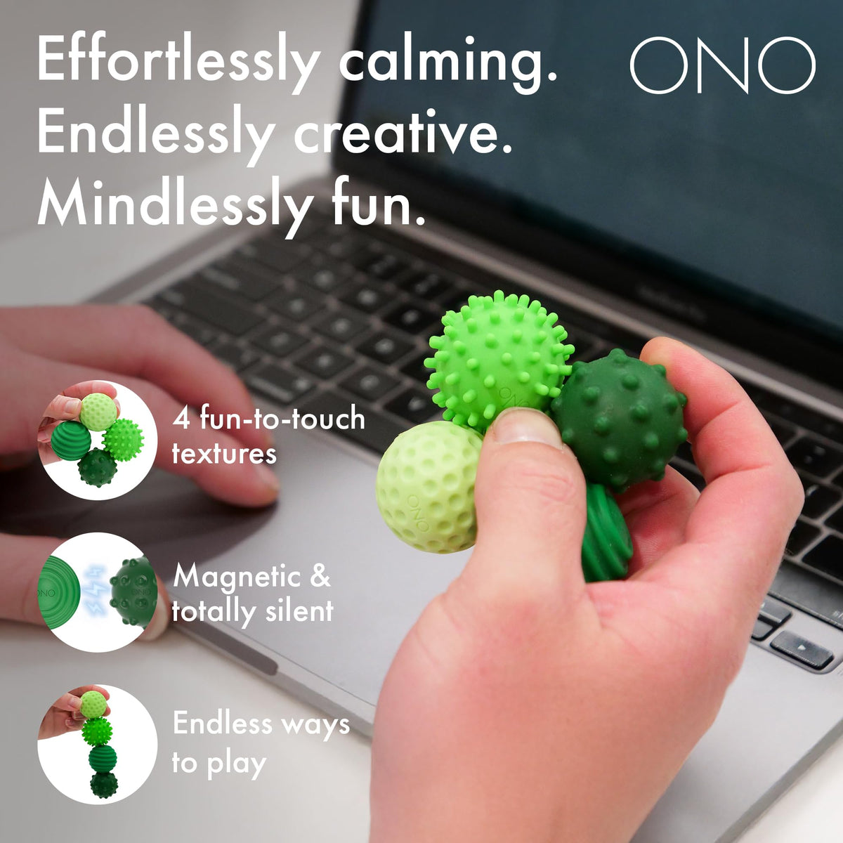 ONO Signets bumps texture for tactile stimulation and anxiety relief