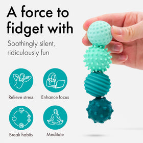 ONO Signets textured silicone coating combines silent play with focus