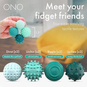 ONO Signets waves texture supports mindful hands during work or study