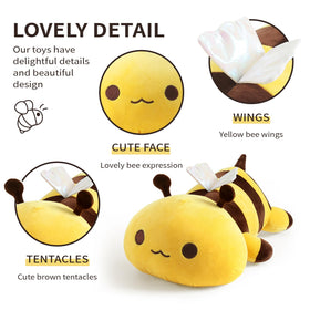 Onsoyours 13-inch Bee Pillow perfect for small bedrooms and travel