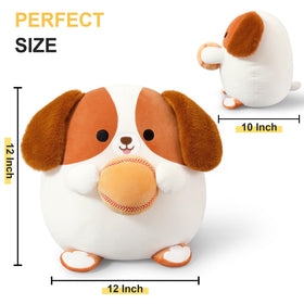 Onsoyours Beagle plush with baseball in hand for playful storytelling.