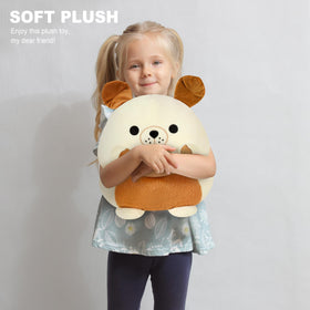 Onsoyours bulldog plush in a kid's room, creating cozy learning and play spaces.