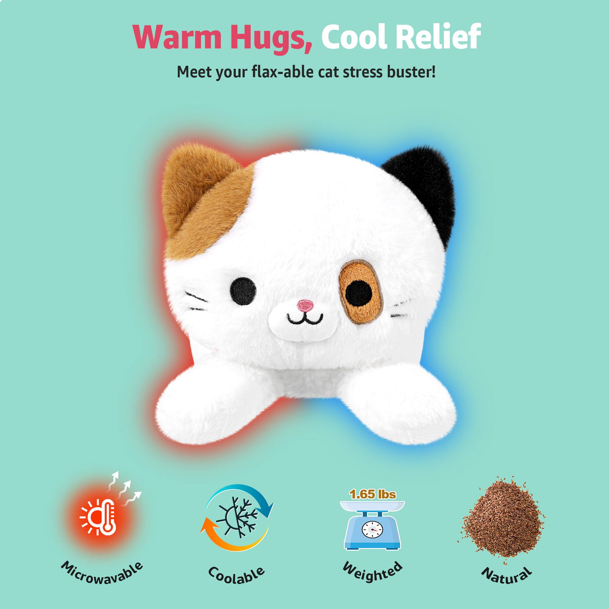 Onsoyours calico cat left-eye detail adds handcrafted charm and collectibility