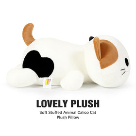 Onsoyours calico cat plush fabric texture reveals soft, breathable material