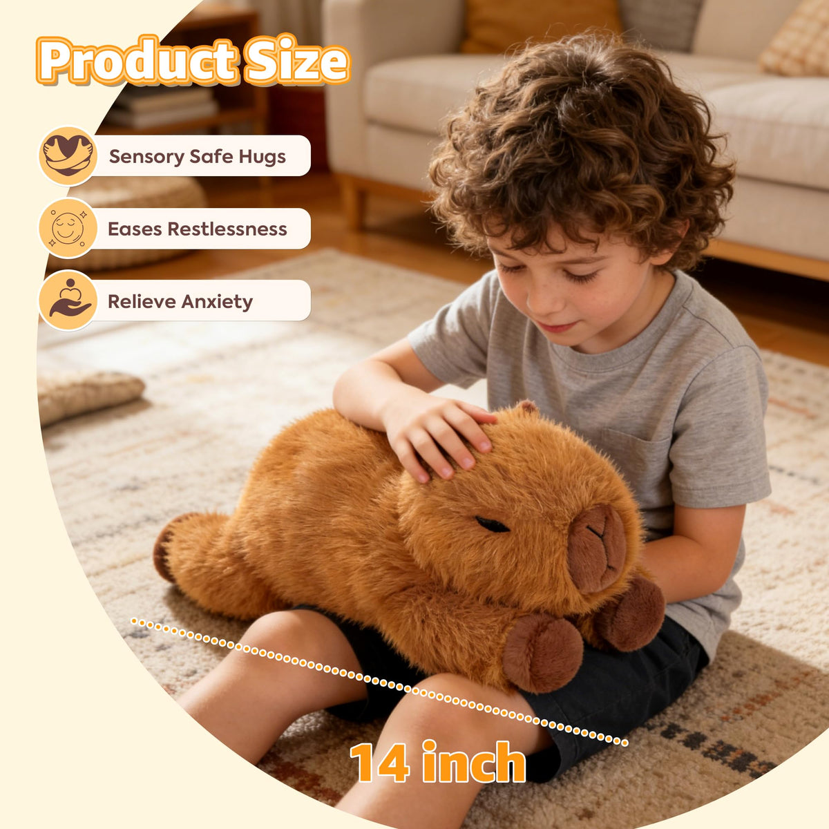 Onsoyours capybara plush makes a thoughtful gift for warmth and calm moments.