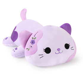 Onsoyours Lavender Cat Plush 20-inch cuddly companion for kids and adults.