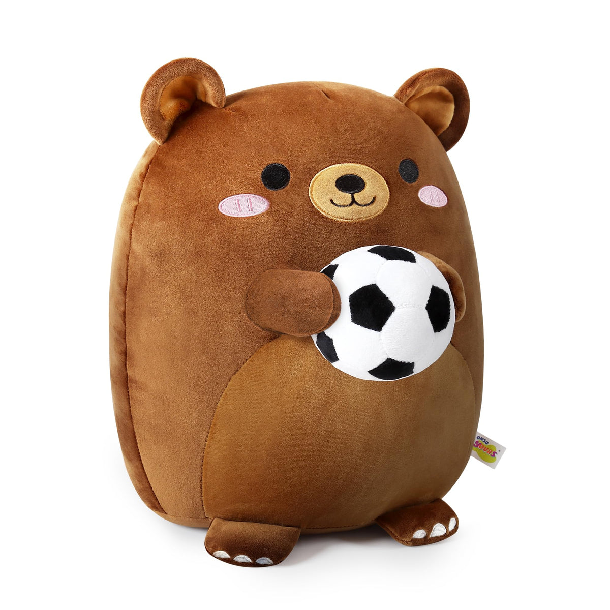 Onsoyours Original Bear Plush 12-inch front view; ultra-soft cuddles.